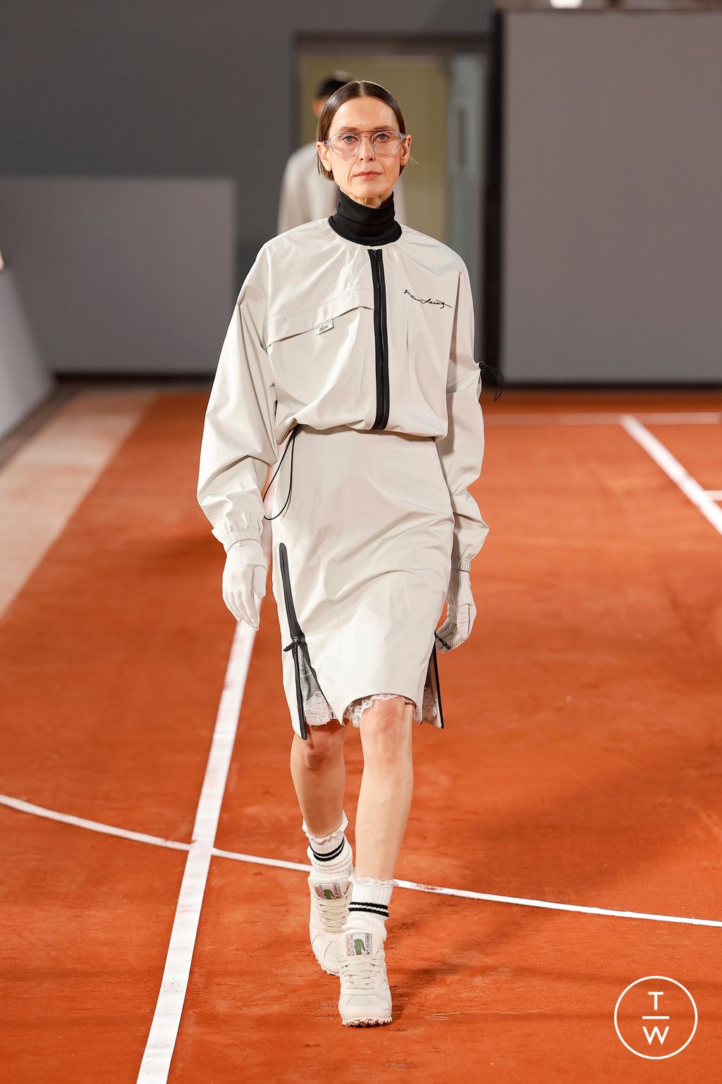 Fashion Week Paris Fall/Winter 2024 look 39 from the Lacoste collection womenswear