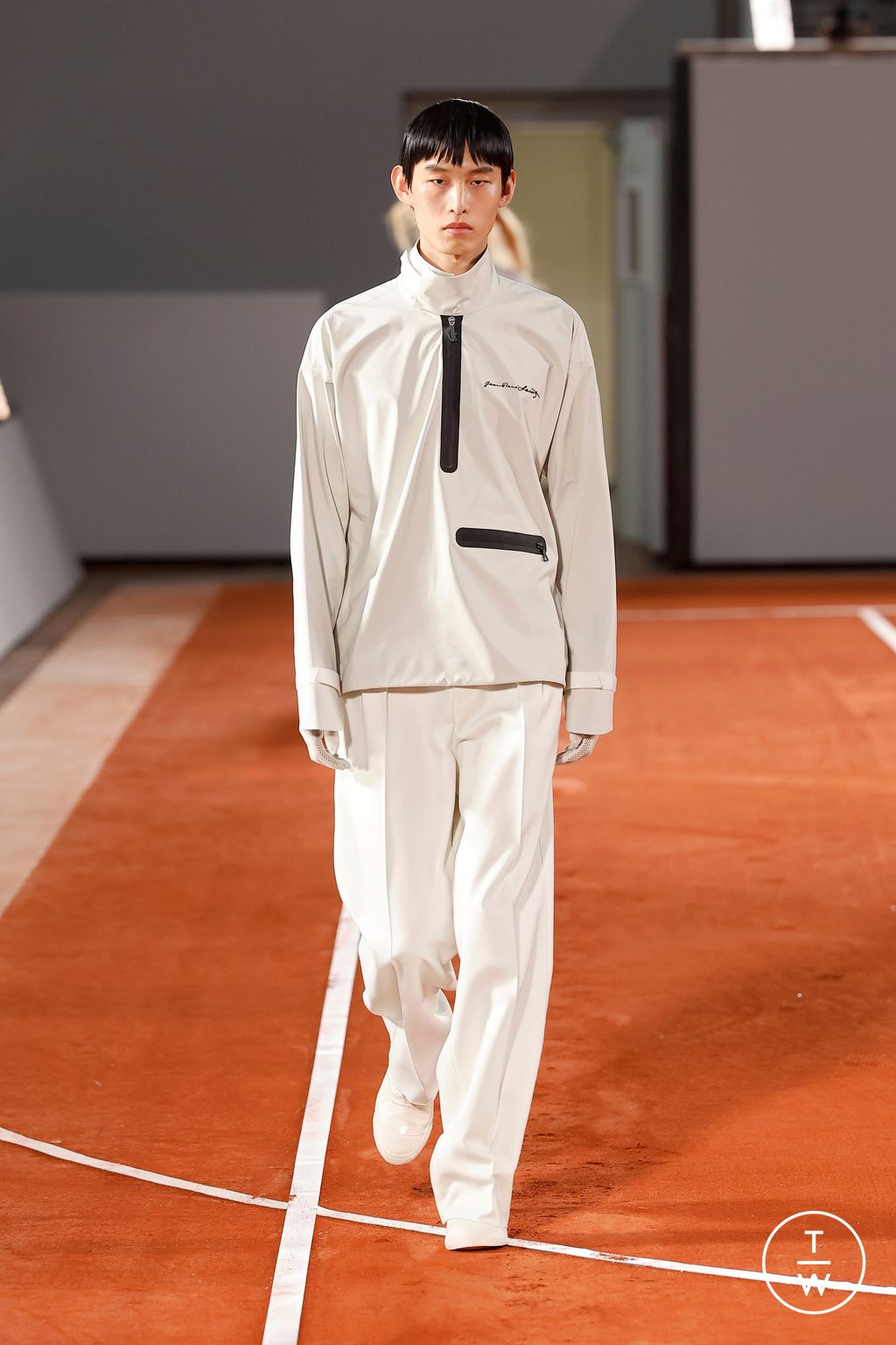 Fashion Week Paris Fall/Winter 2024 look 40 from the Lacoste collection womenswear