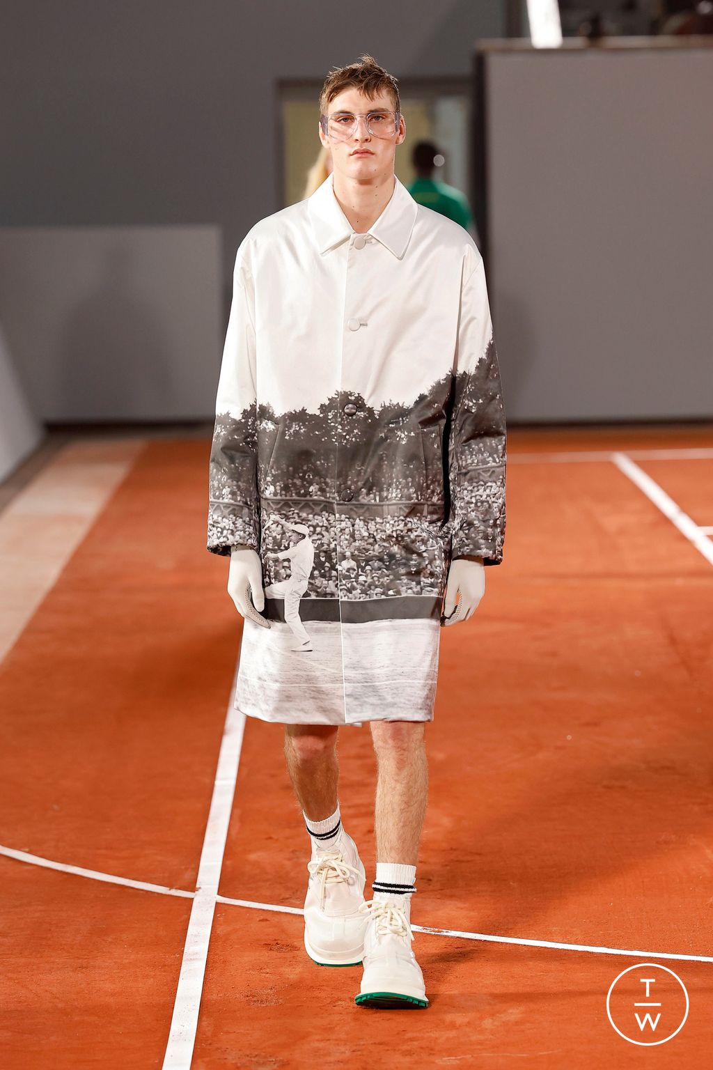 Fashion Week Paris Fall/Winter 2024 look 43 from the Lacoste collection womenswear