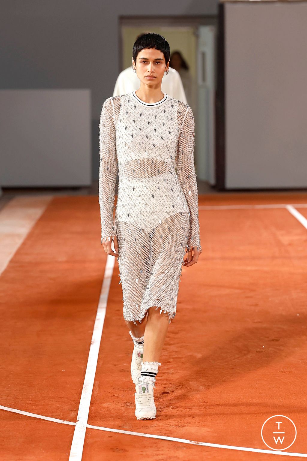 Fashion Week Paris Fall/Winter 2024 look 48 from the Lacoste collection 女装