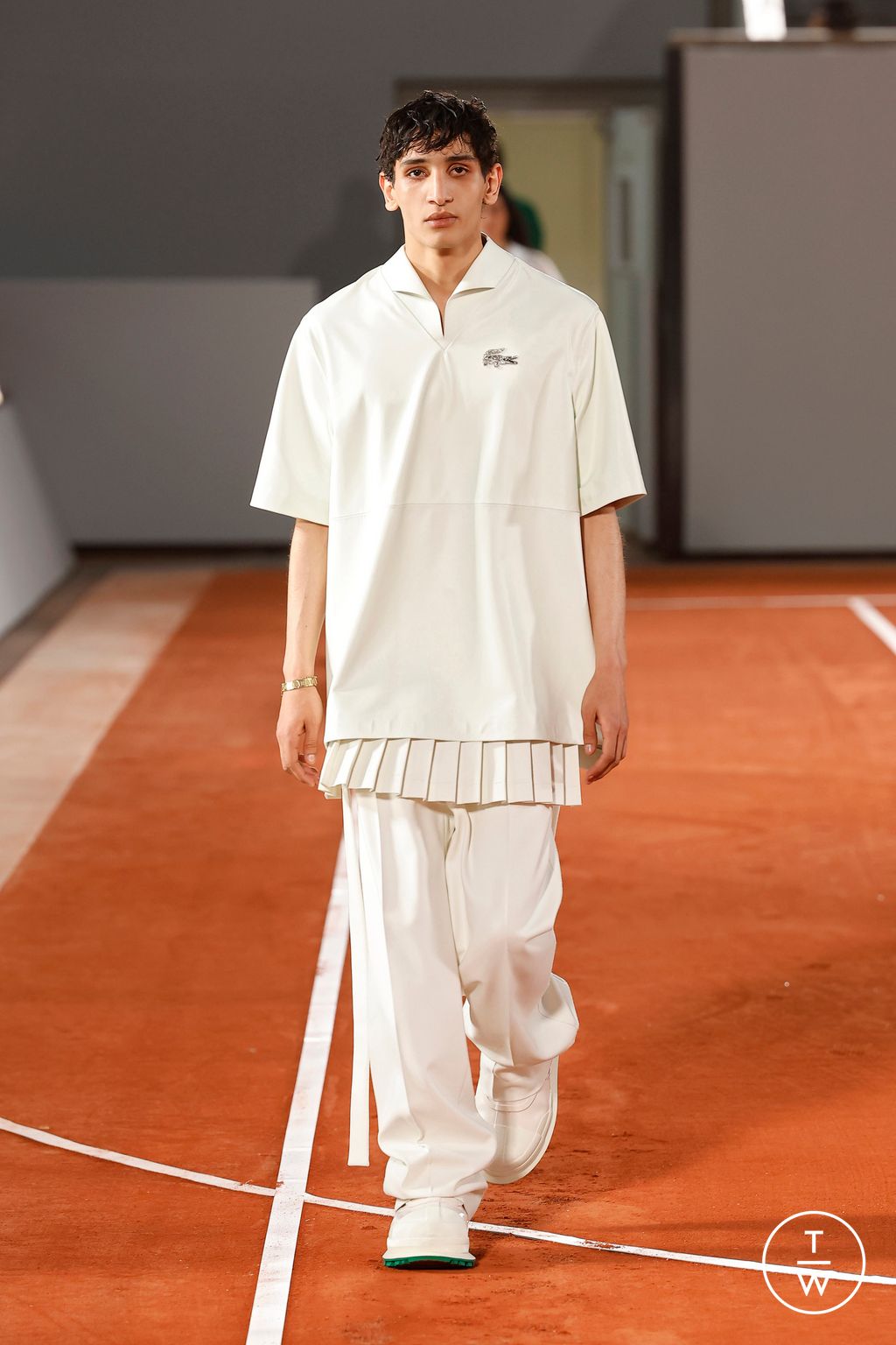 Fashion Week Paris Fall/Winter 2024 look 49 from the Lacoste collection womenswear