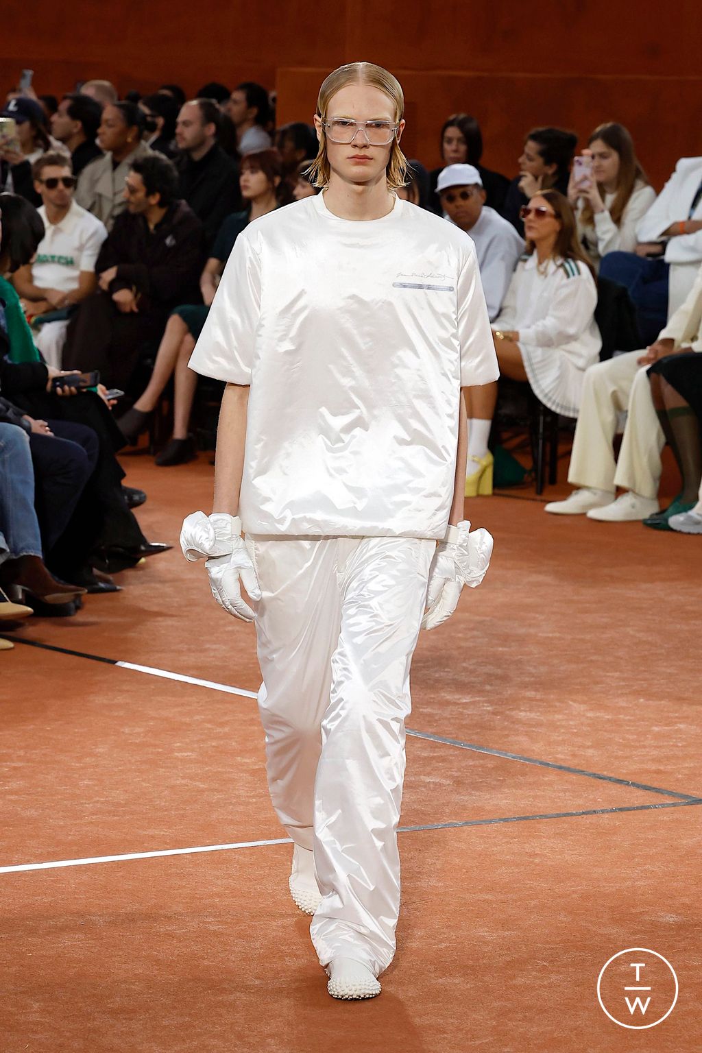Fashion Week Paris Fall/Winter 2025 look 3 from the Lacoste collection womenswear