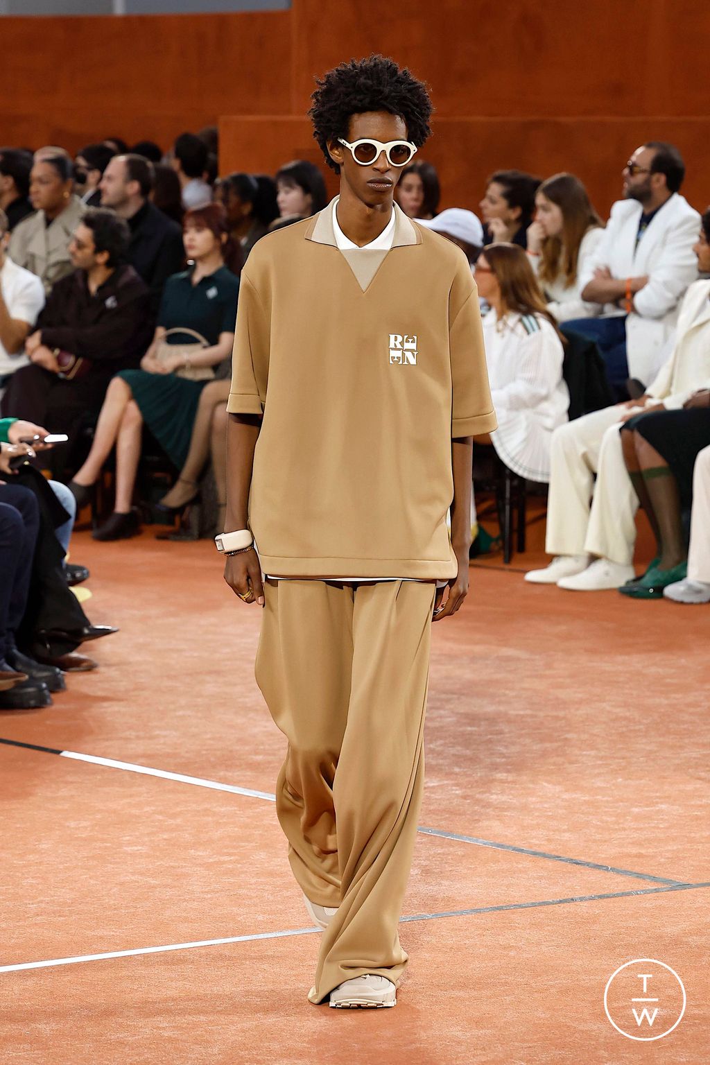 Fashion Week Paris Fall/Winter 2025 look 15 from the Lacoste collection womenswear