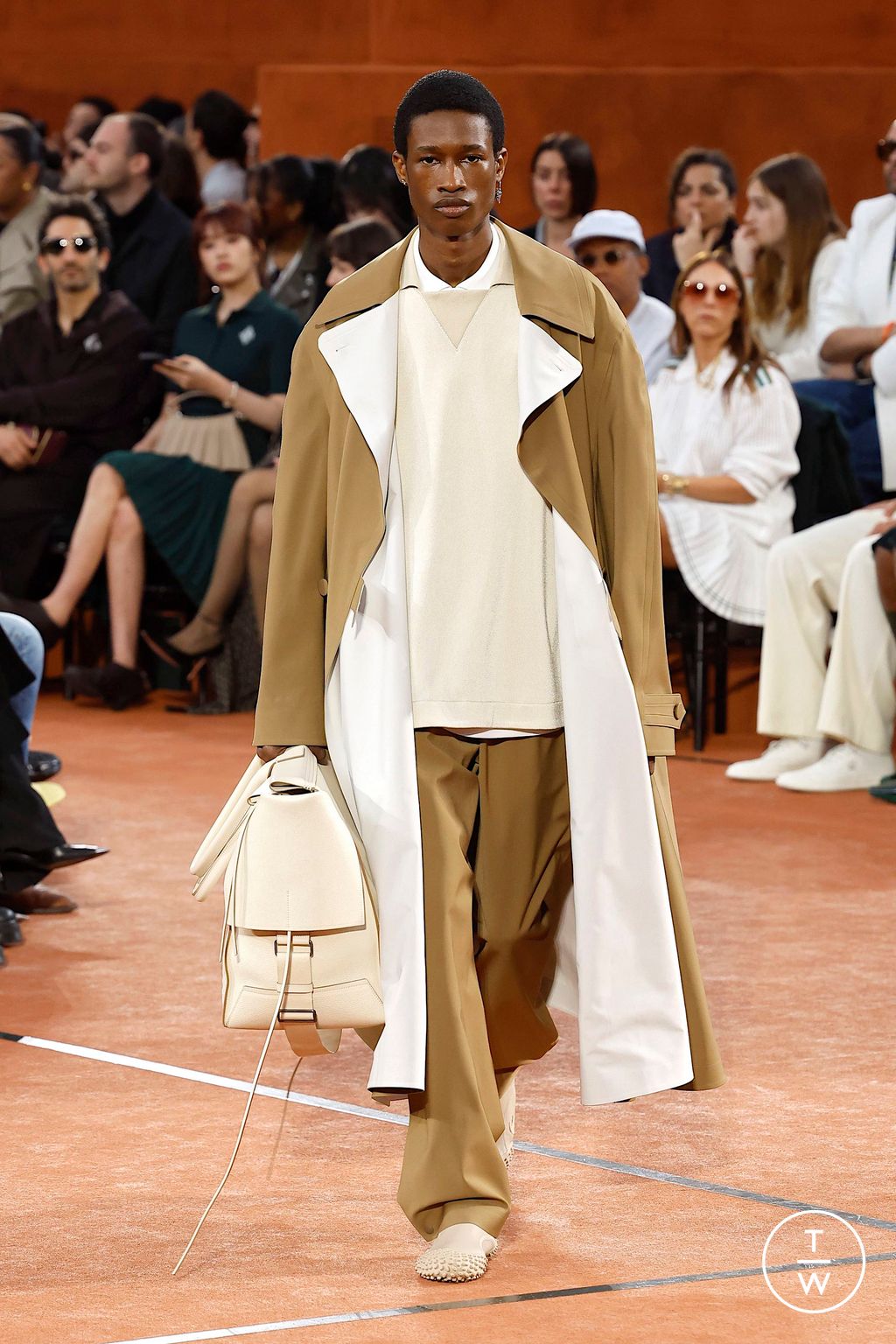 Fashion Week Paris Fall/Winter 2025 look 18 from the Lacoste collection womenswear