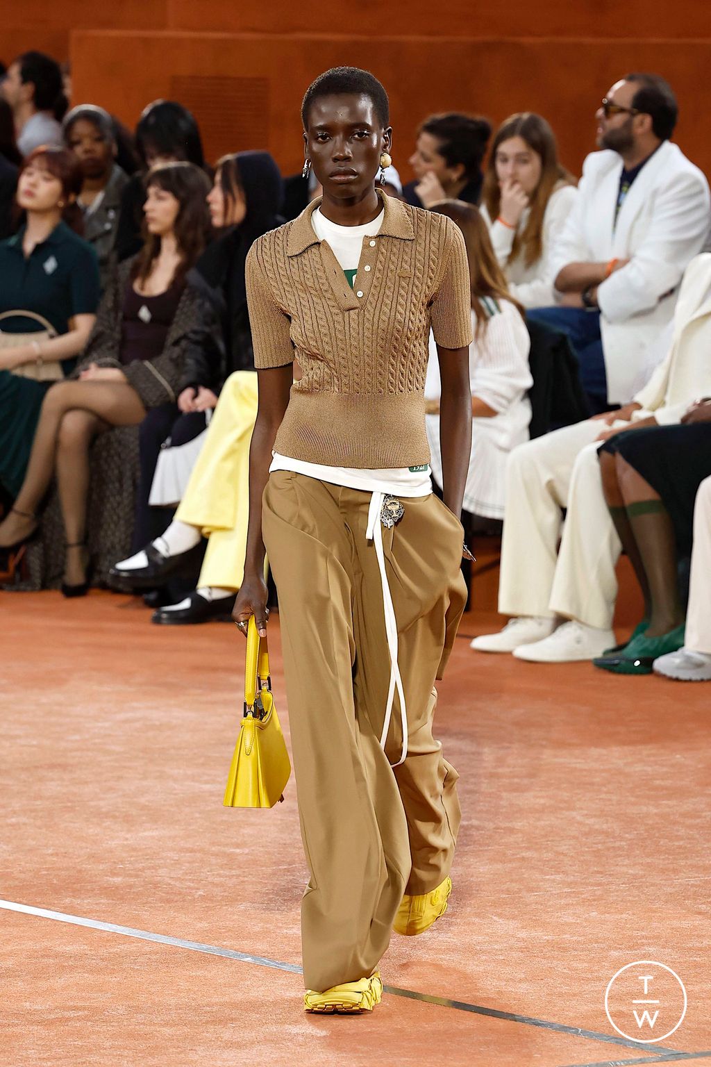 Fashion Week Paris Fall/Winter 2025 look 19 from the Lacoste collection womenswear