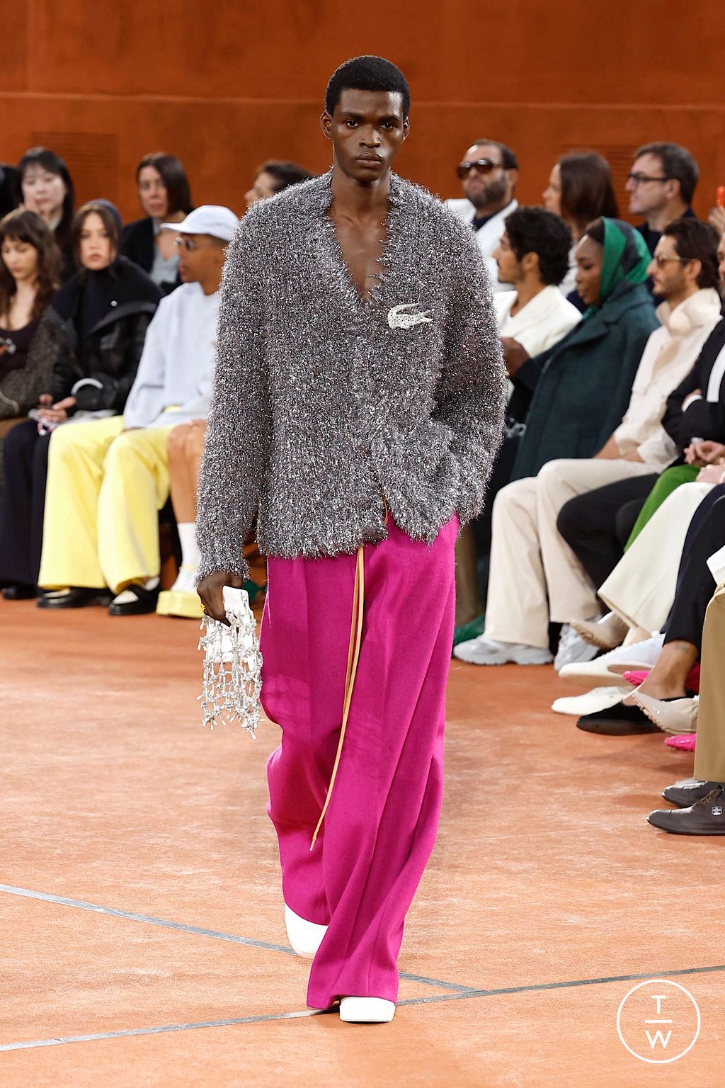 Fashion Week Paris Fall/Winter 2025 look 28 from the Lacoste collection womenswear