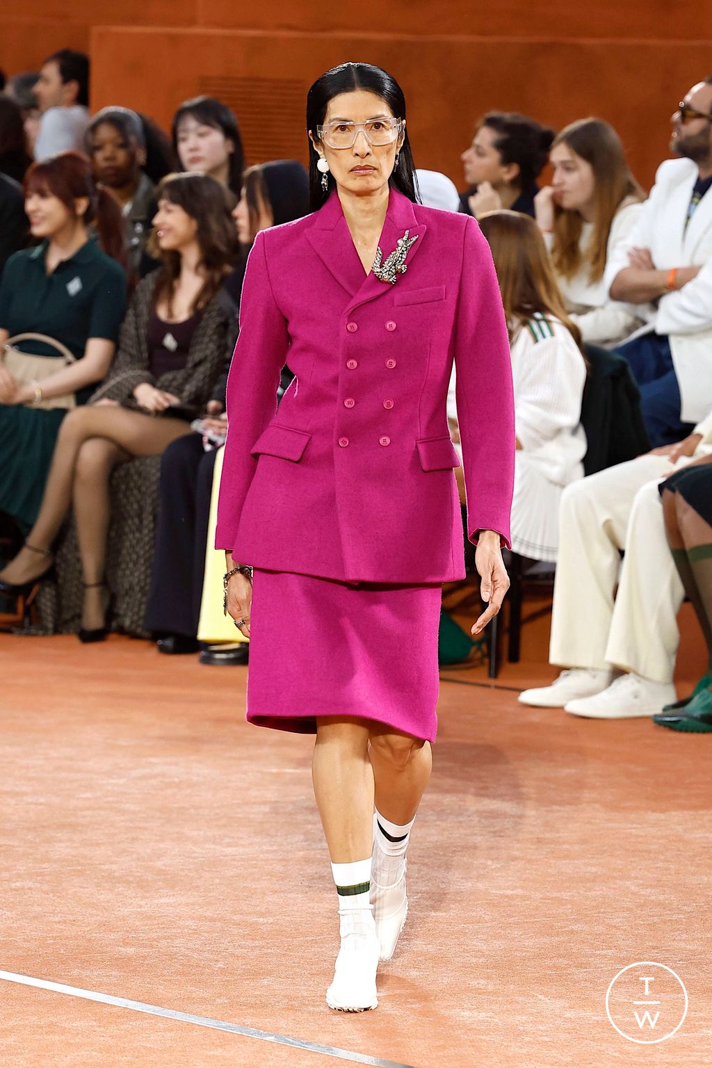 Fashion Week Paris Fall/Winter 2025 look 29 from the Lacoste collection 女装