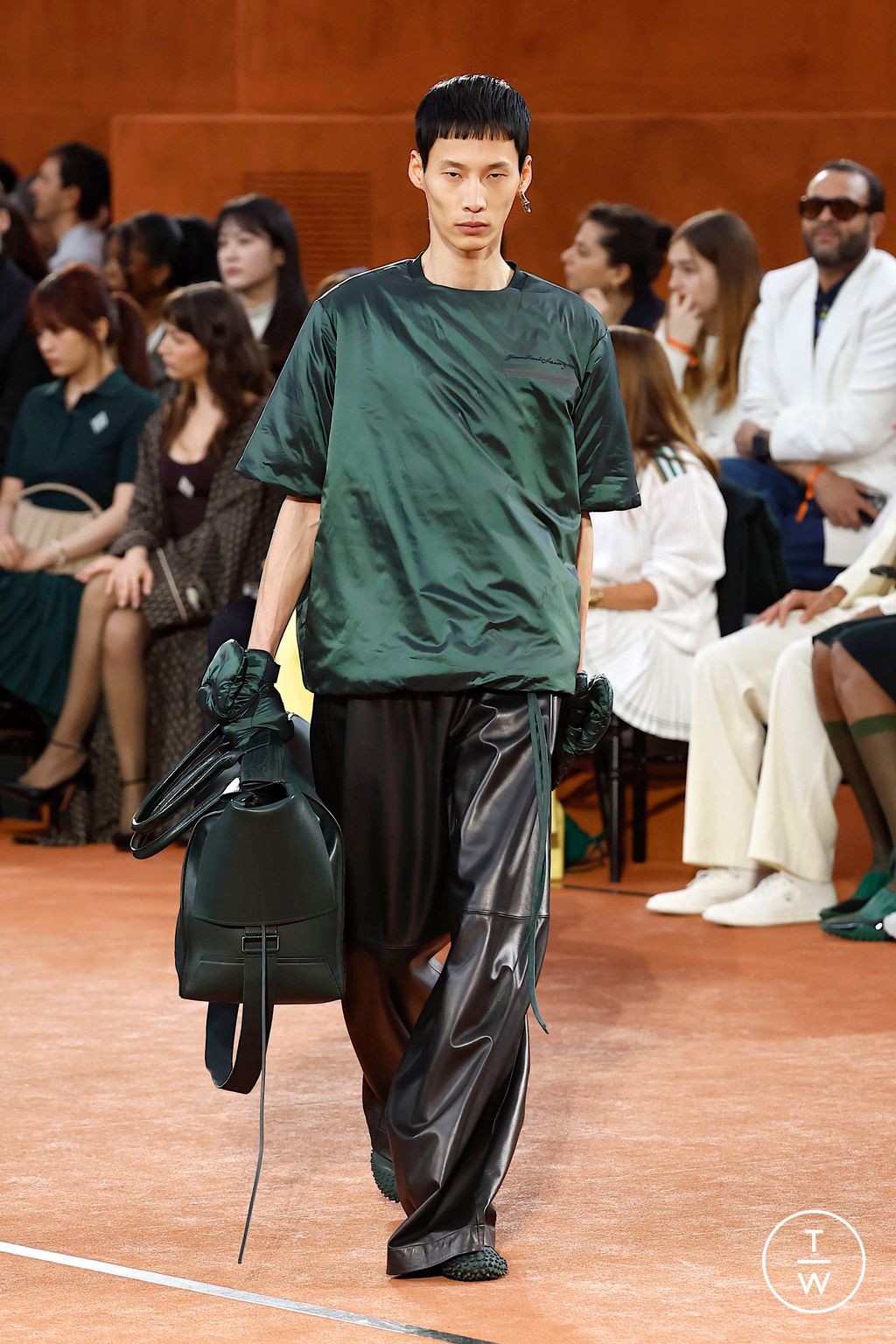 Fashion Week Paris Fall/Winter 2025 look 39 from the Lacoste collection womenswear