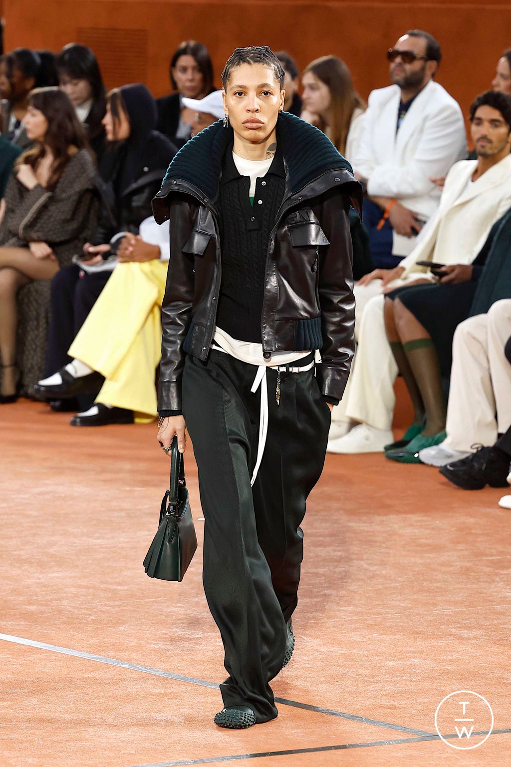 Fashion Week Paris Fall/Winter 2025 look 42 from the Lacoste collection womenswear