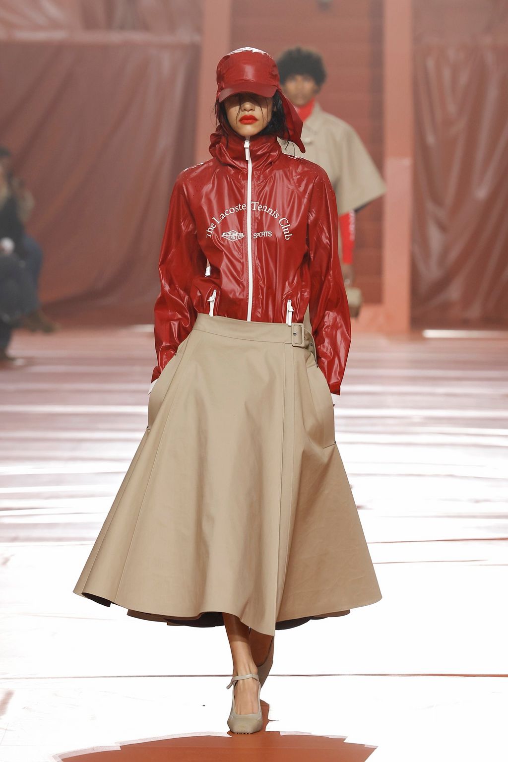 Fashion Week Paris Fall/Winter 2026 look 4 de la collection Lacoste womenswear