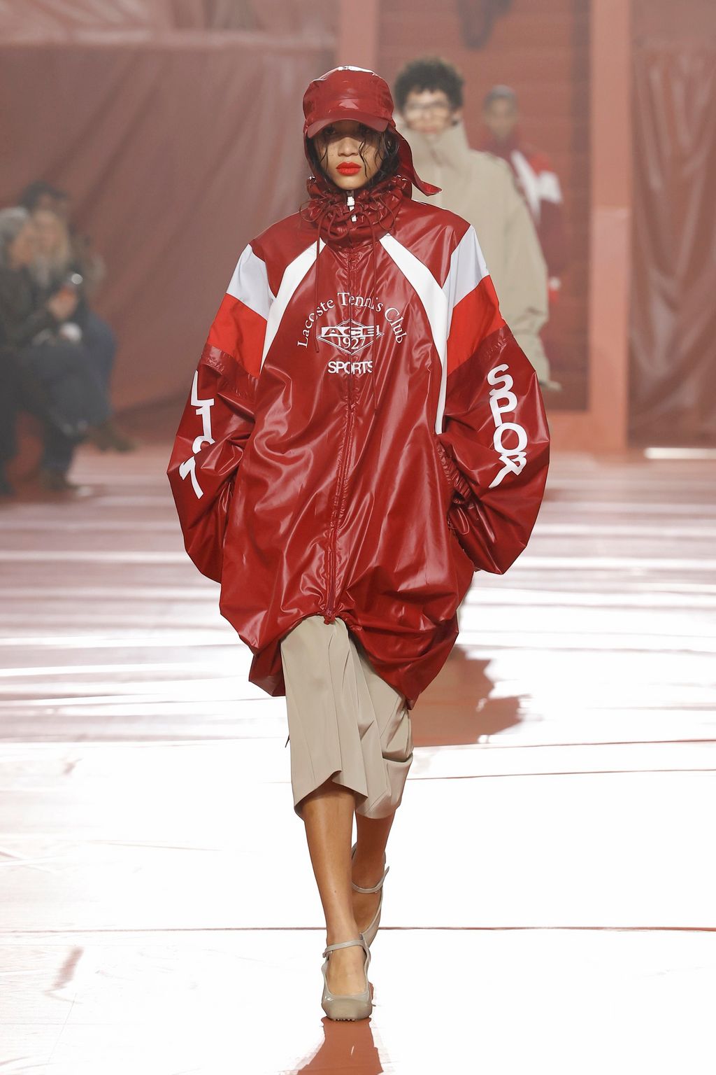 Fashion Week Paris Fall/Winter 2026 look 6 from the Lacoste collection womenswear