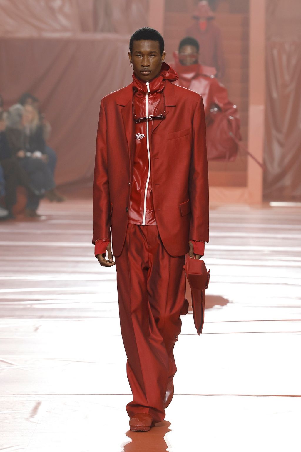 Fashion Week Paris Fall/Winter 2026 look 9 de la collection Lacoste womenswear