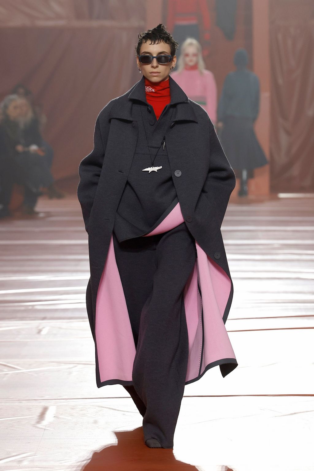 Fashion Week Paris Fall/Winter 2026 look 27 from the Lacoste collection 女装