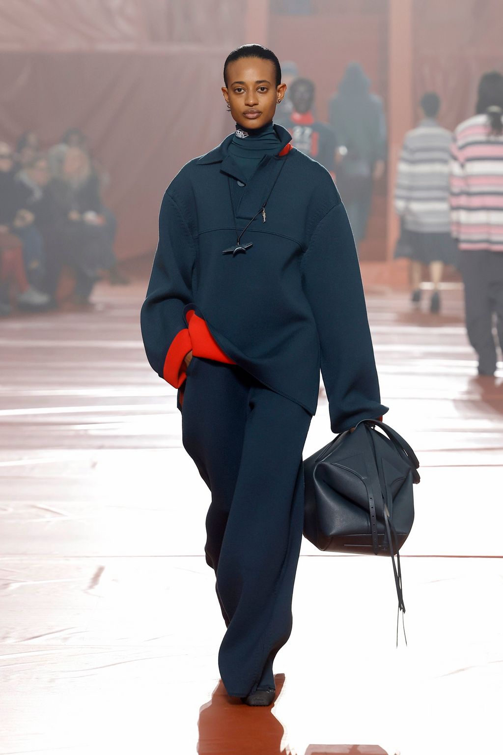 Fashion Week Paris Fall/Winter 2026 look 30 from the Lacoste collection 女装