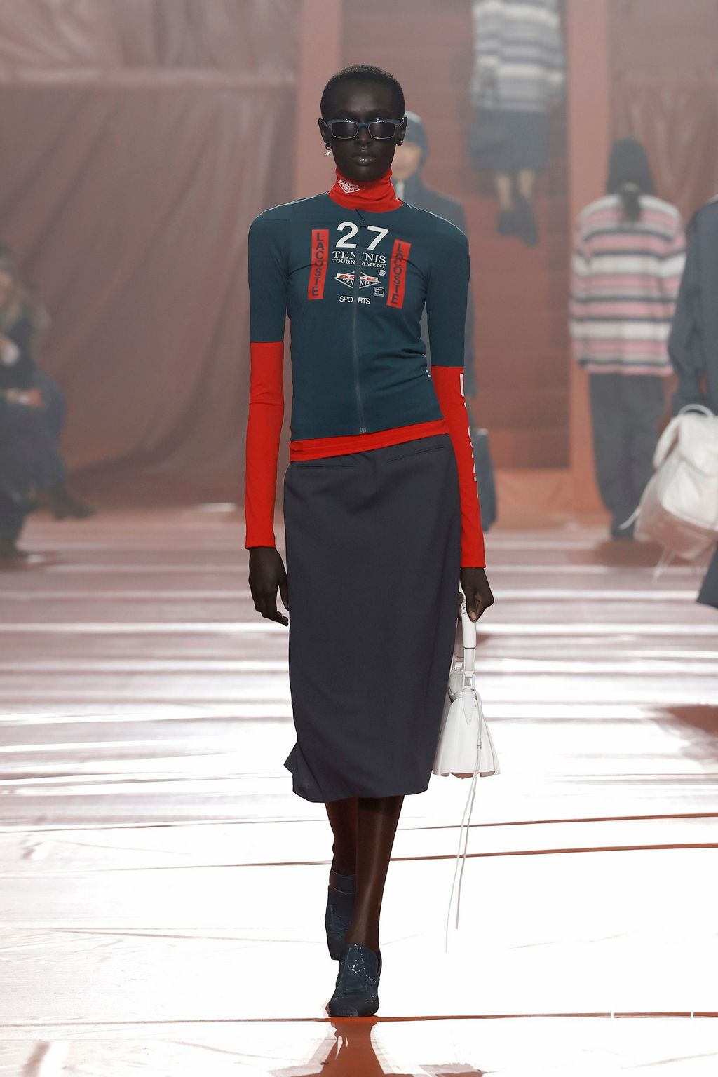 Fashion Week Paris Fall/Winter 2026 look 31 de la collection Lacoste womenswear