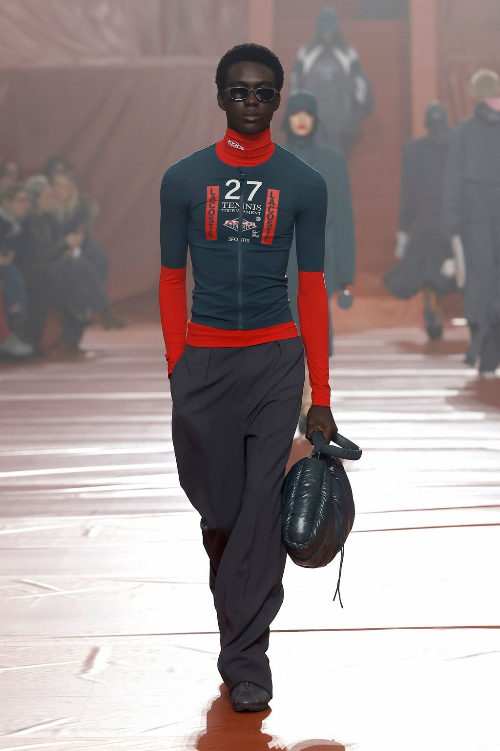 Fashion Week Paris Fall/Winter 2026 look 33 from the Lacoste collection womenswear