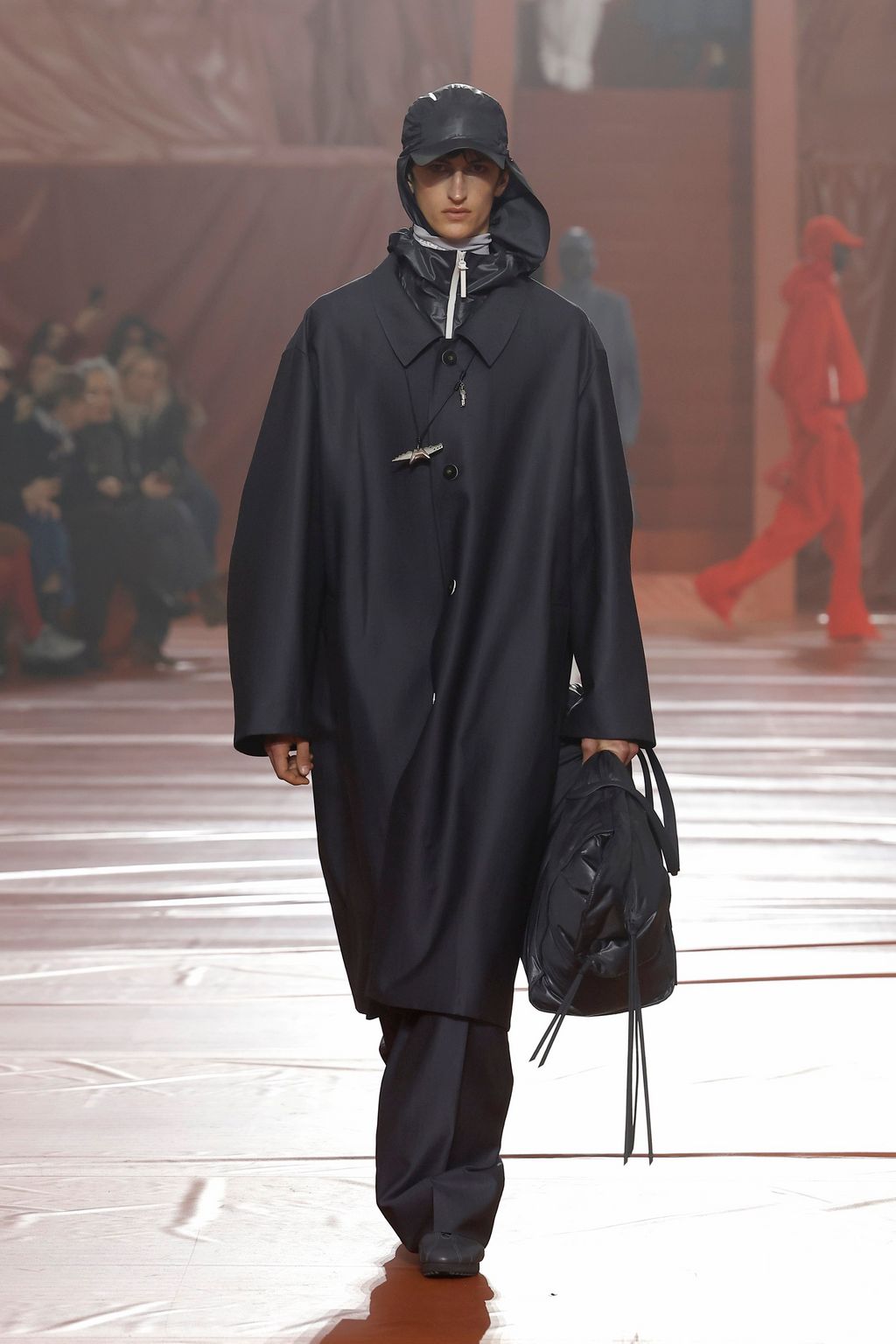 Fashion Week Paris Fall/Winter 2026 look 45 de la collection Lacoste womenswear