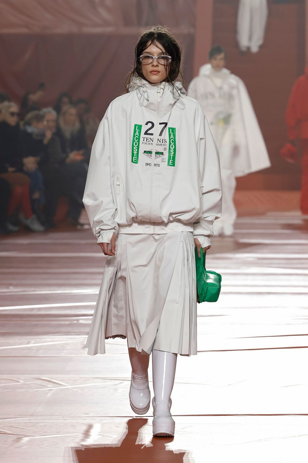Fashion Week Paris Fall/Winter 2026 look 51 from the Lacoste collection womenswear
