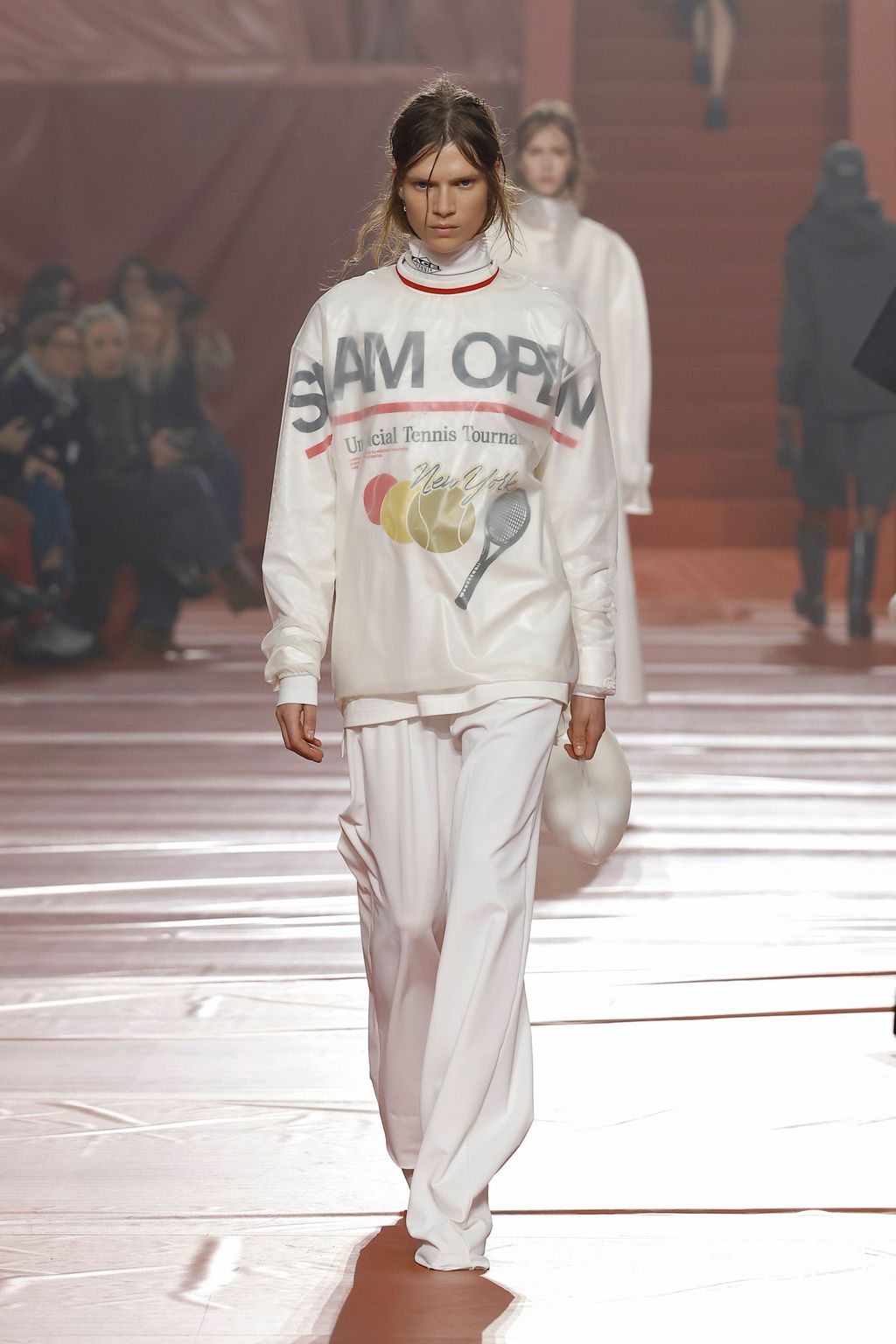 Fashion Week Paris Fall/Winter 2026 look 53 from the Lacoste collection 女装