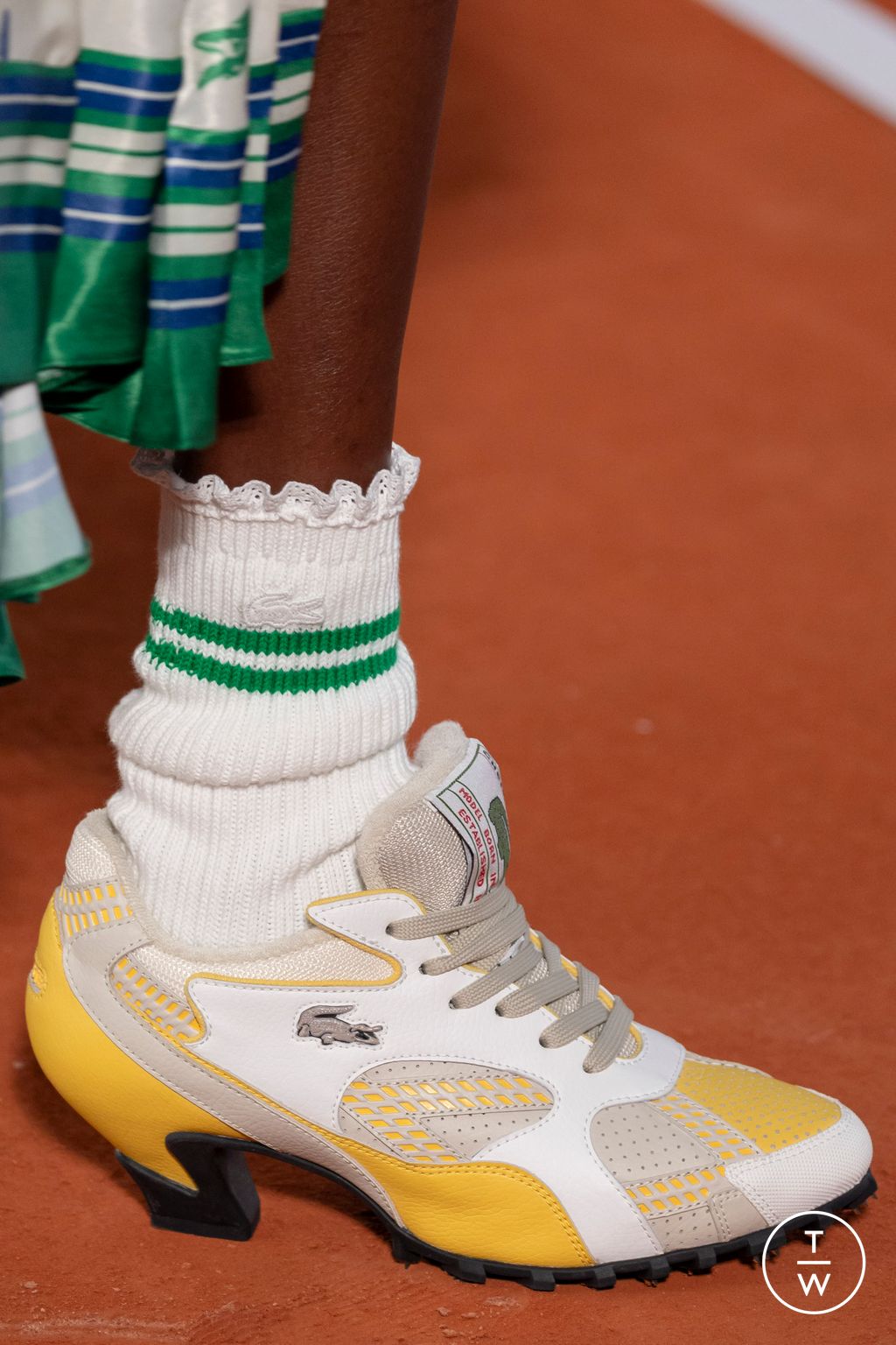 Fashion Week Paris Fall/Winter 2024 look 28 from the Lacoste collection womenswear accessories