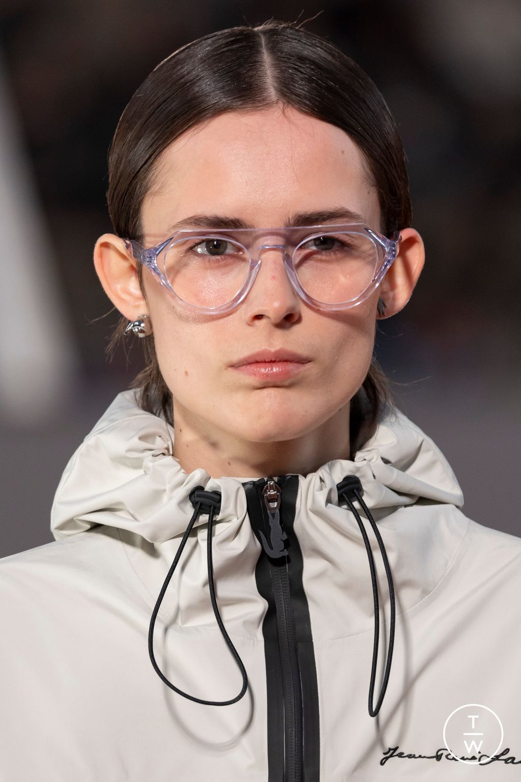 Fashion Week Paris Fall/Winter 2024 look 50 from the Lacoste collection womenswear accessories