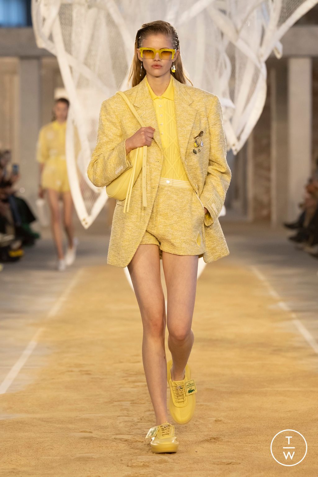Fashion Week Paris Spring/Summer 2025 look 13 from the Lacoste collection womenswear