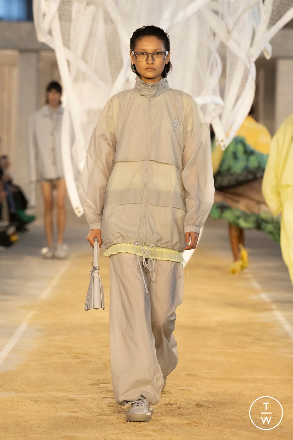 Fashion Week Paris Spring/Summer 2025 look 20 from the Lacoste collection womenswear