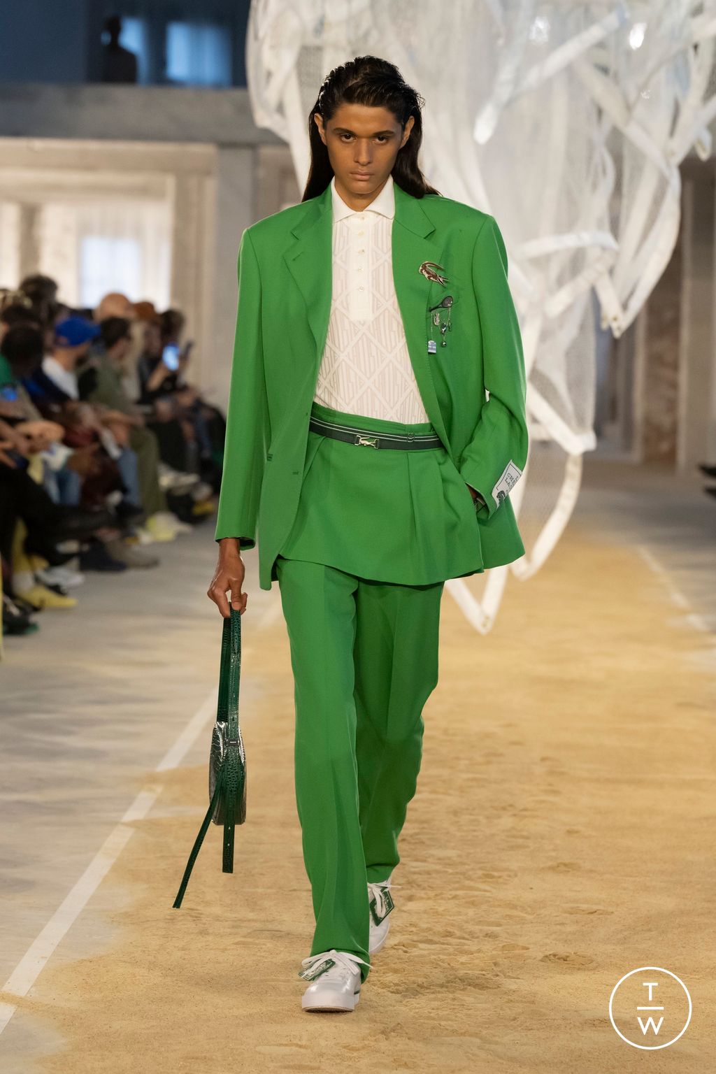 Fashion Week Paris Spring/Summer 2025 look 31 de la collection Lacoste womenswear