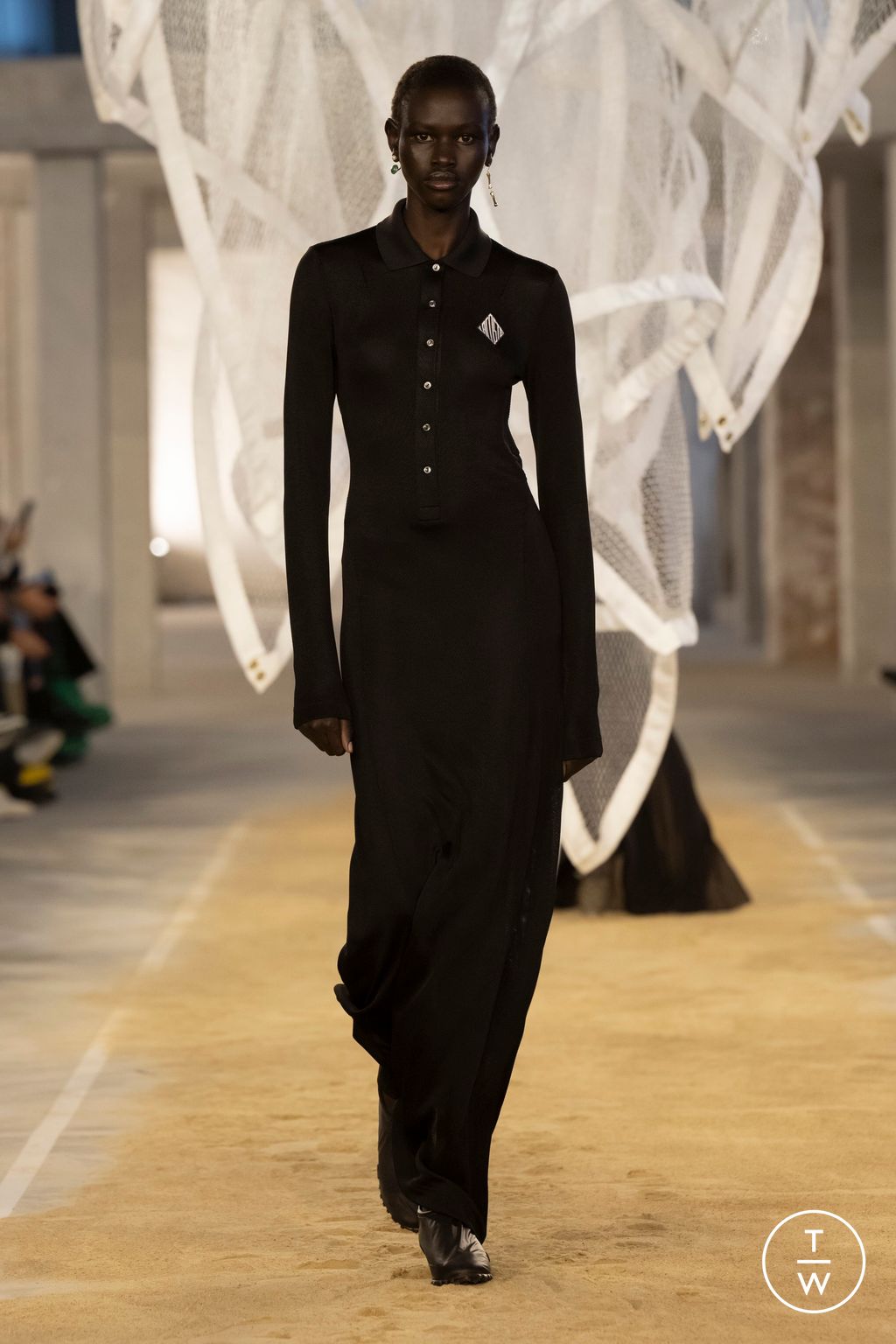 Fashion Week Paris Spring/Summer 2025 look 50 from the Lacoste collection womenswear