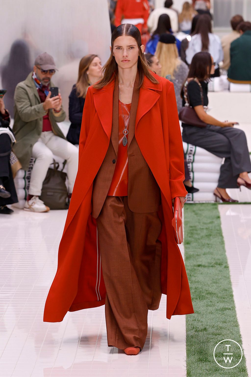 Fashion Week Paris Spring/Summer 2026 look 1 from the Lacoste collection womenswear