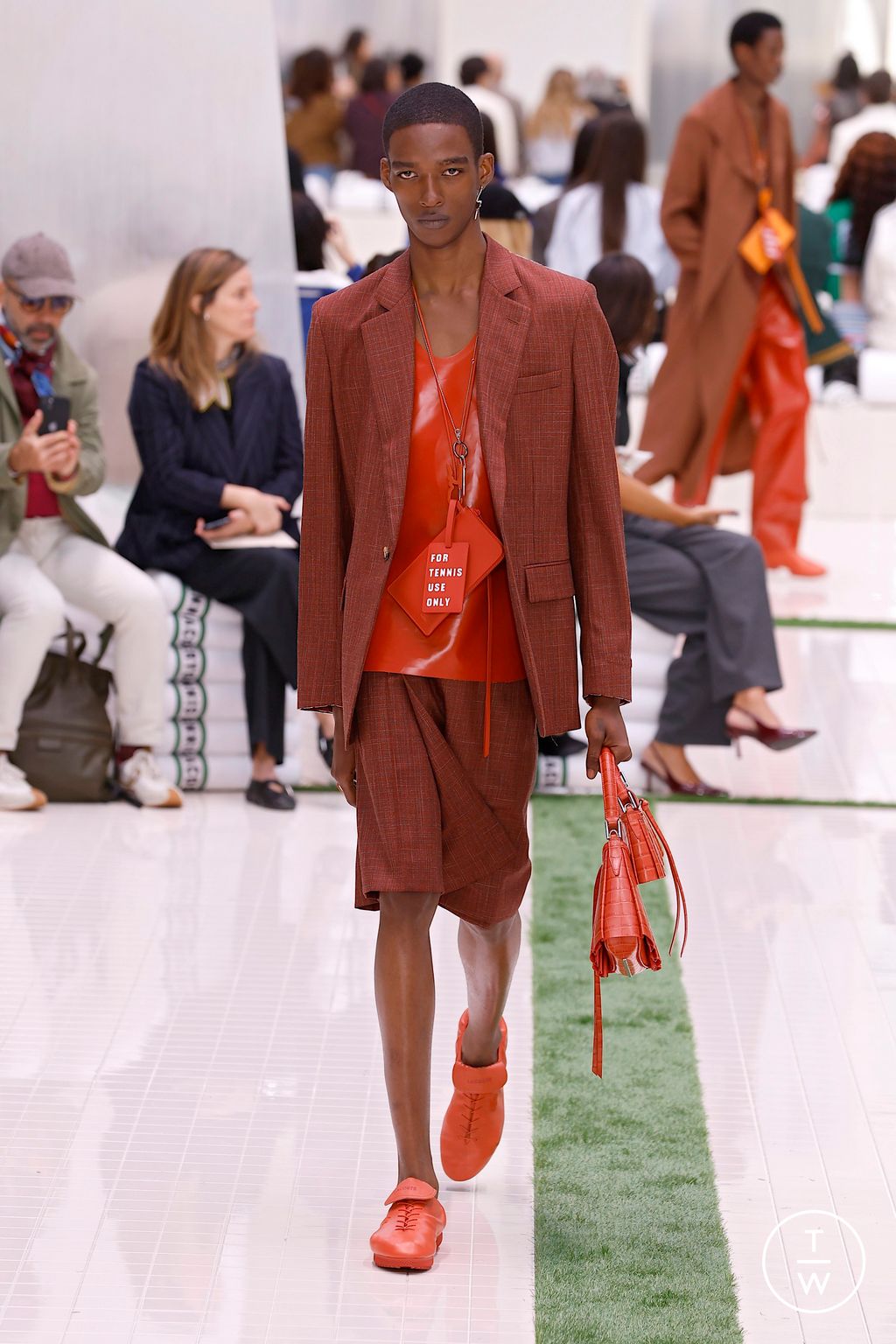 Fashion Week Paris Spring/Summer 2026 look 2 from the Lacoste collection womenswear