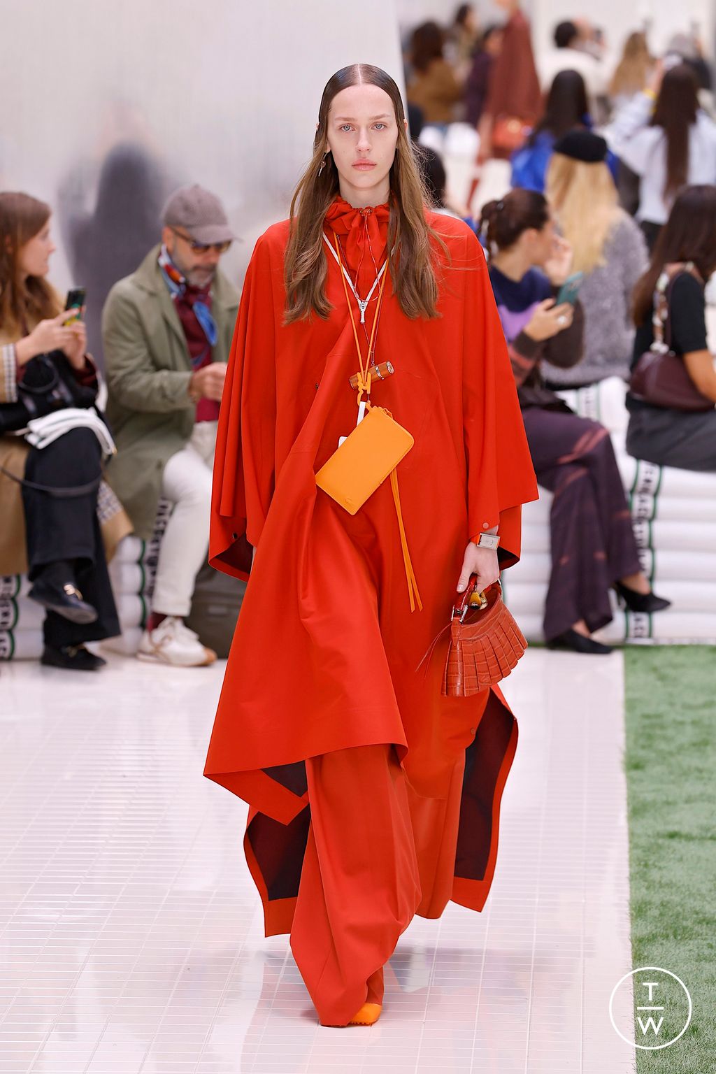 Fashion Week Paris Spring/Summer 2026 look 3 from the Lacoste collection womenswear