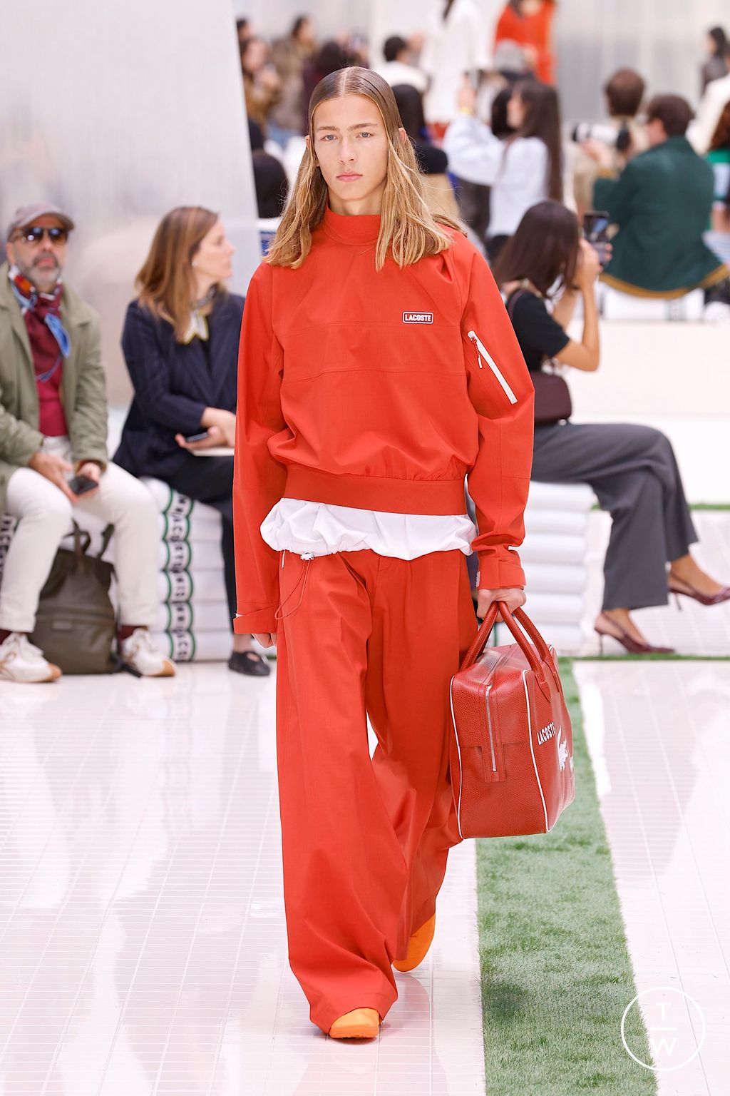 Fashion Week Paris Spring/Summer 2026 look 5 from the Lacoste collection womenswear