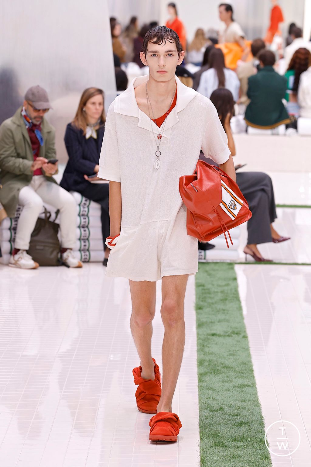 Fashion Week Paris Spring/Summer 2026 look 12 from the Lacoste collection womenswear