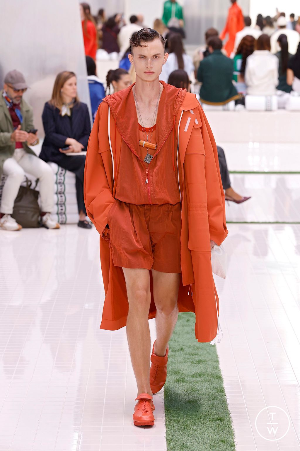 Fashion Week Paris Spring/Summer 2026 look 16 from the Lacoste collection womenswear
