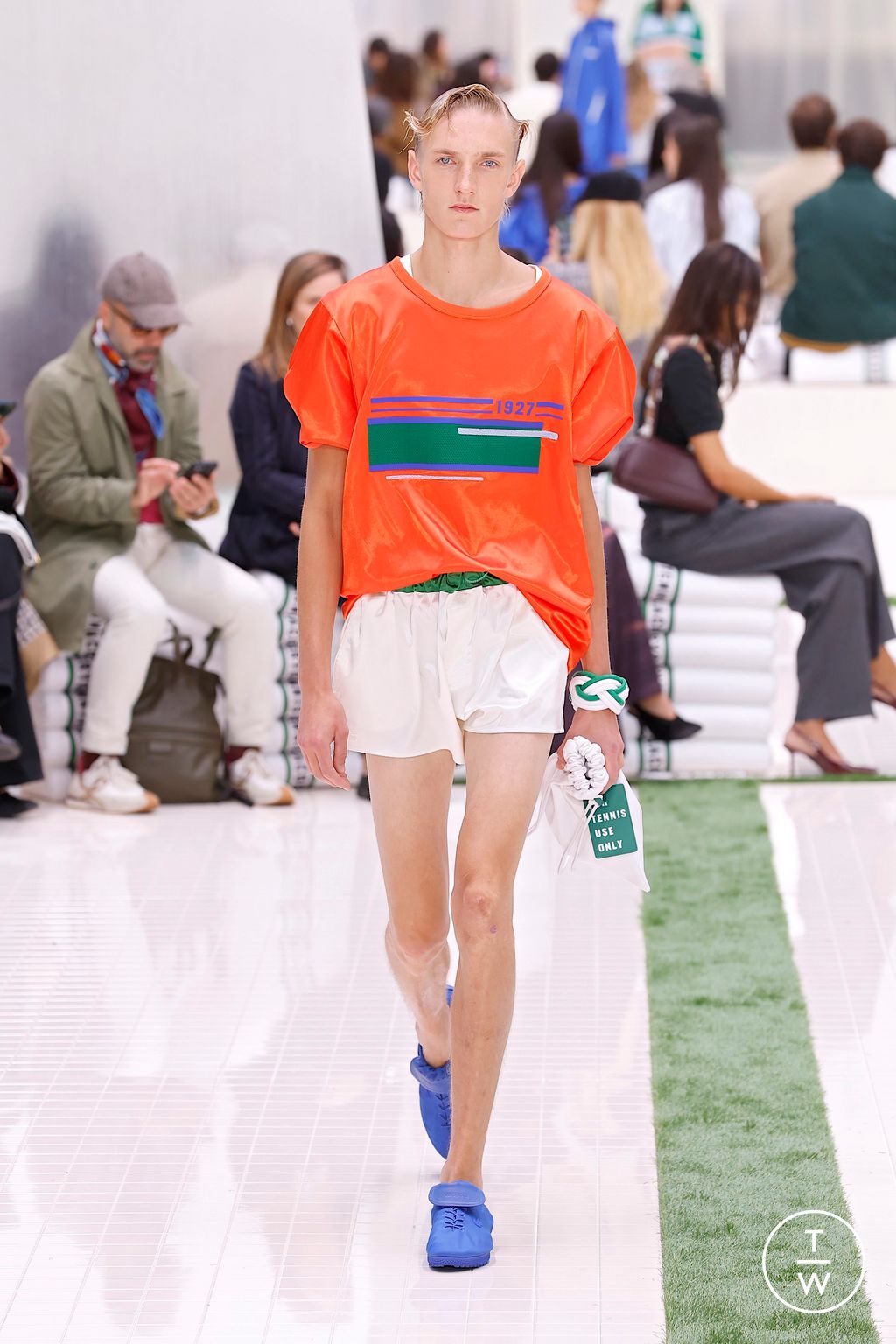 Fashion Week Paris Spring/Summer 2026 look 23 from the Lacoste collection womenswear