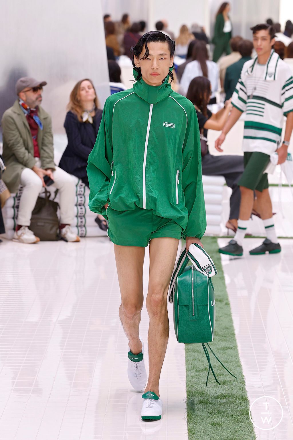 Fashion Week Paris Spring/Summer 2026 look 30 from the Lacoste collection womenswear