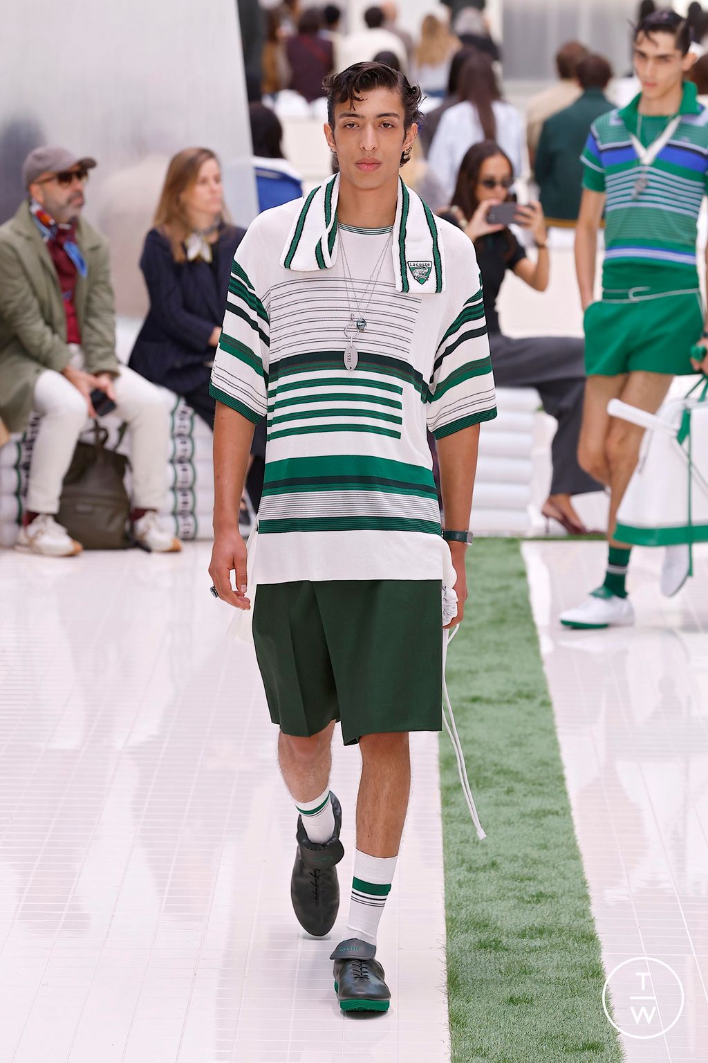 Fashion Week Paris Spring/Summer 2026 look 31 from the Lacoste collection womenswear