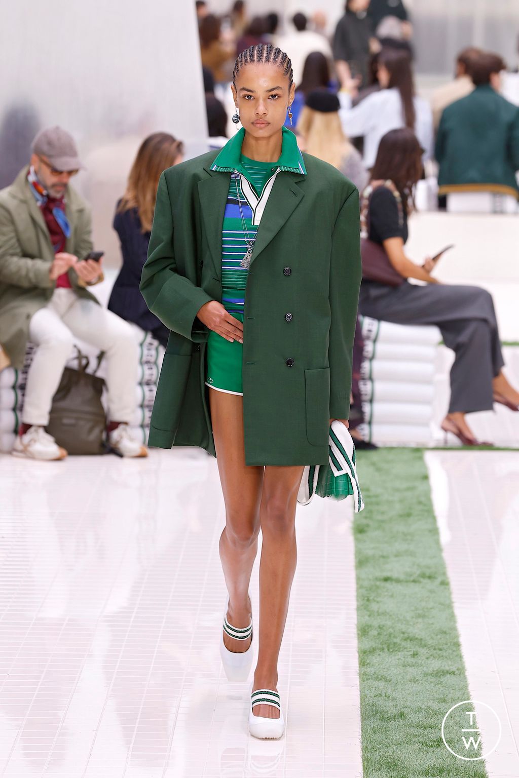Fashion Week Paris Spring/Summer 2026 look 33 from the Lacoste collection womenswear