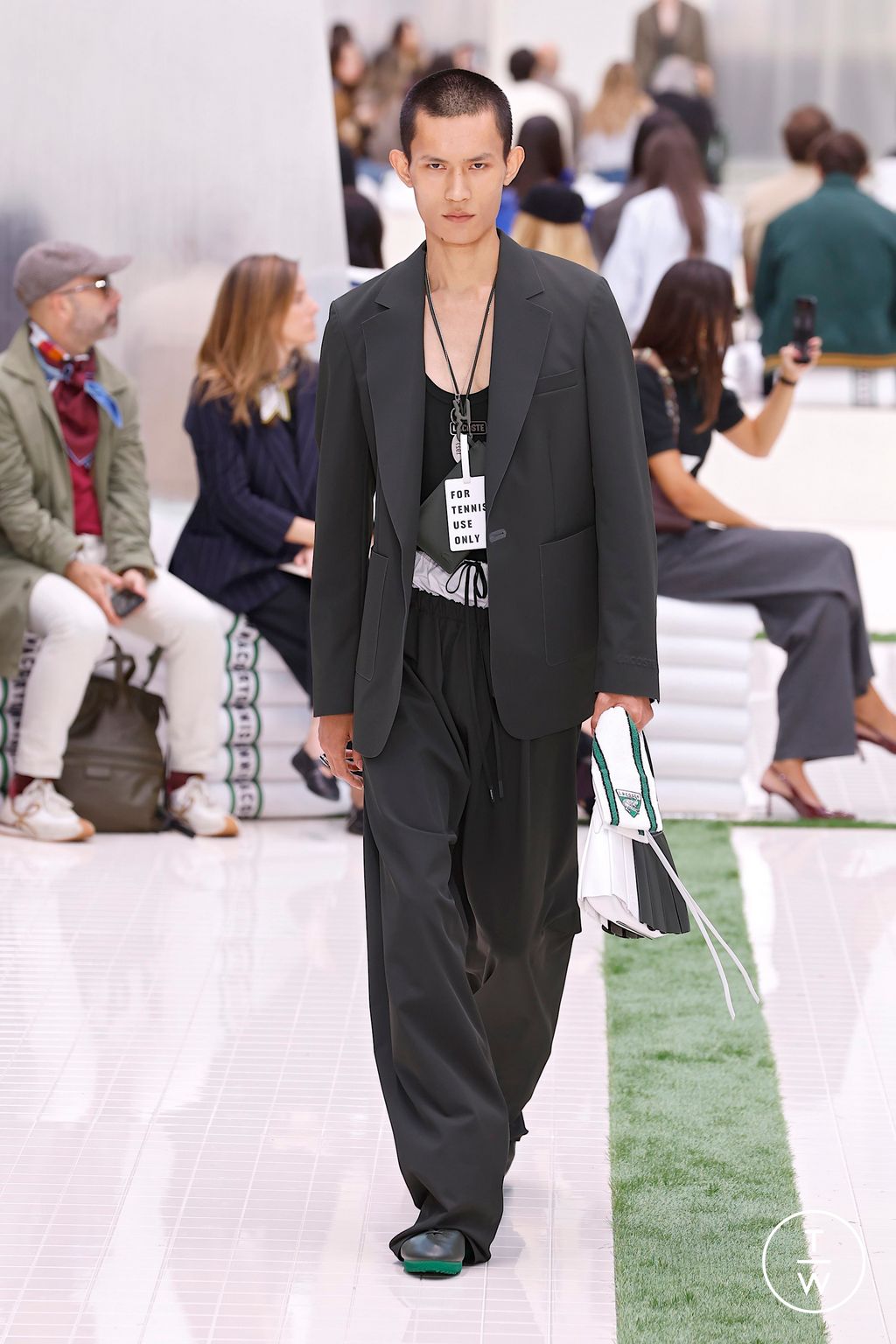 Fashion Week Paris Spring/Summer 2026 look 34 from the Lacoste collection womenswear