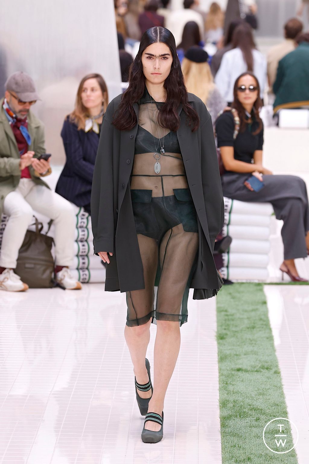 Fashion Week Paris Spring/Summer 2026 look 37 from the Lacoste collection womenswear