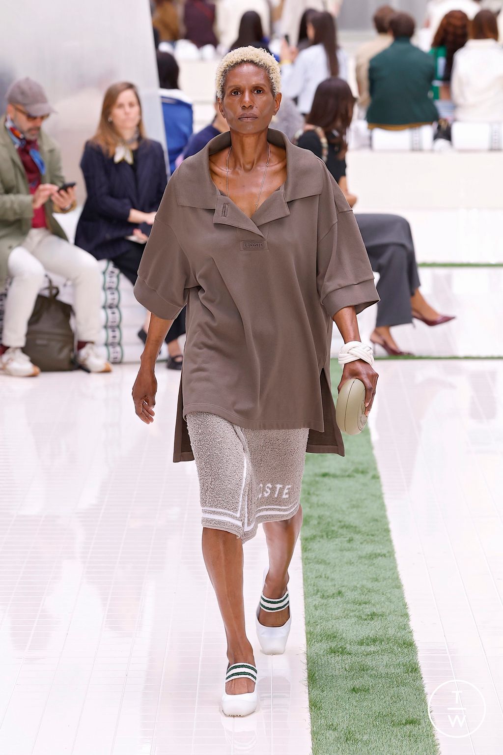 Fashion Week Paris Spring/Summer 2026 look 42 from the Lacoste collection womenswear