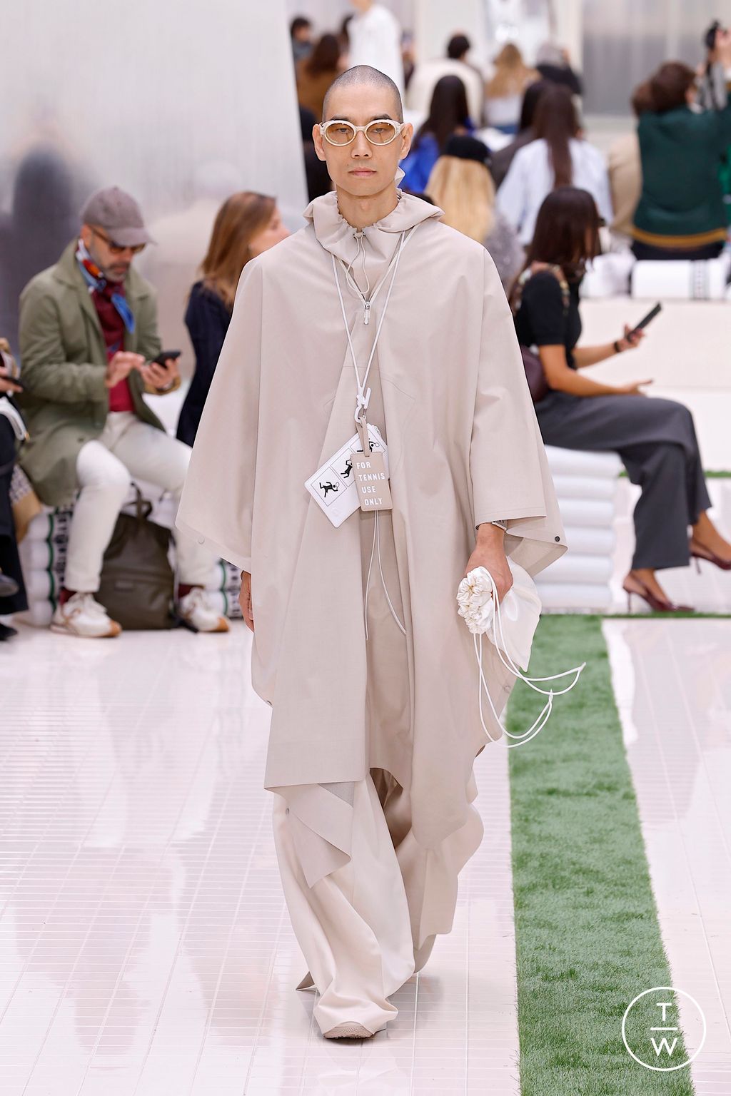 Fashion Week Paris Spring/Summer 2026 look 46 from the Lacoste collection womenswear