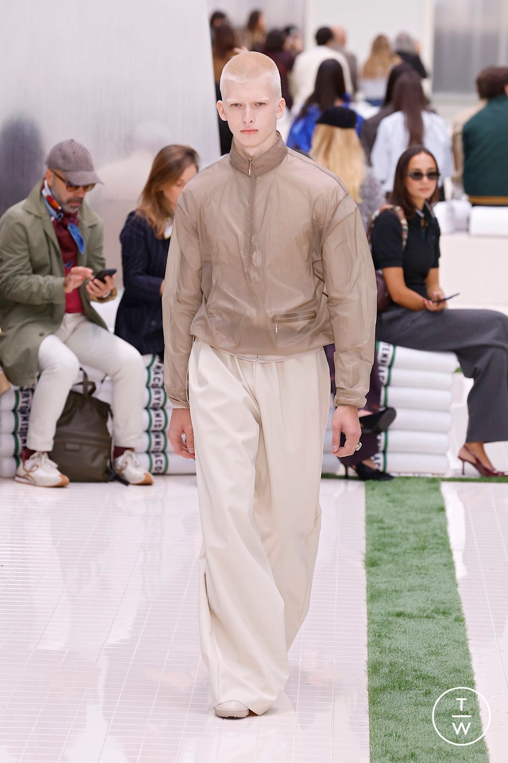 Fashion Week Paris Spring/Summer 2026 look 47 from the Lacoste collection womenswear