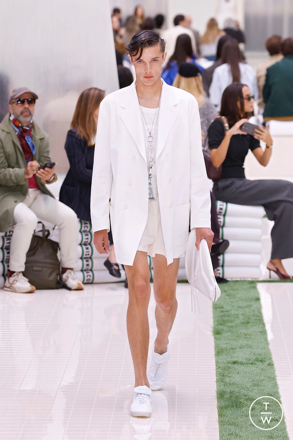 Fashion Week Paris Spring/Summer 2026 look 51 from the Lacoste collection womenswear