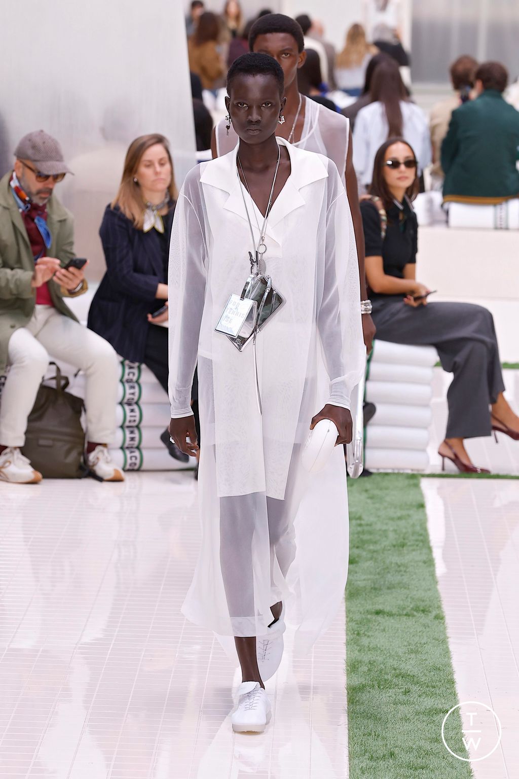 Fashion Week Paris Spring/Summer 2026 look 52 from the Lacoste collection womenswear