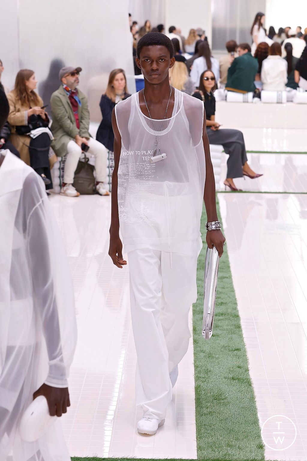 Fashion Week Paris Spring/Summer 2026 look 53 from the Lacoste collection womenswear