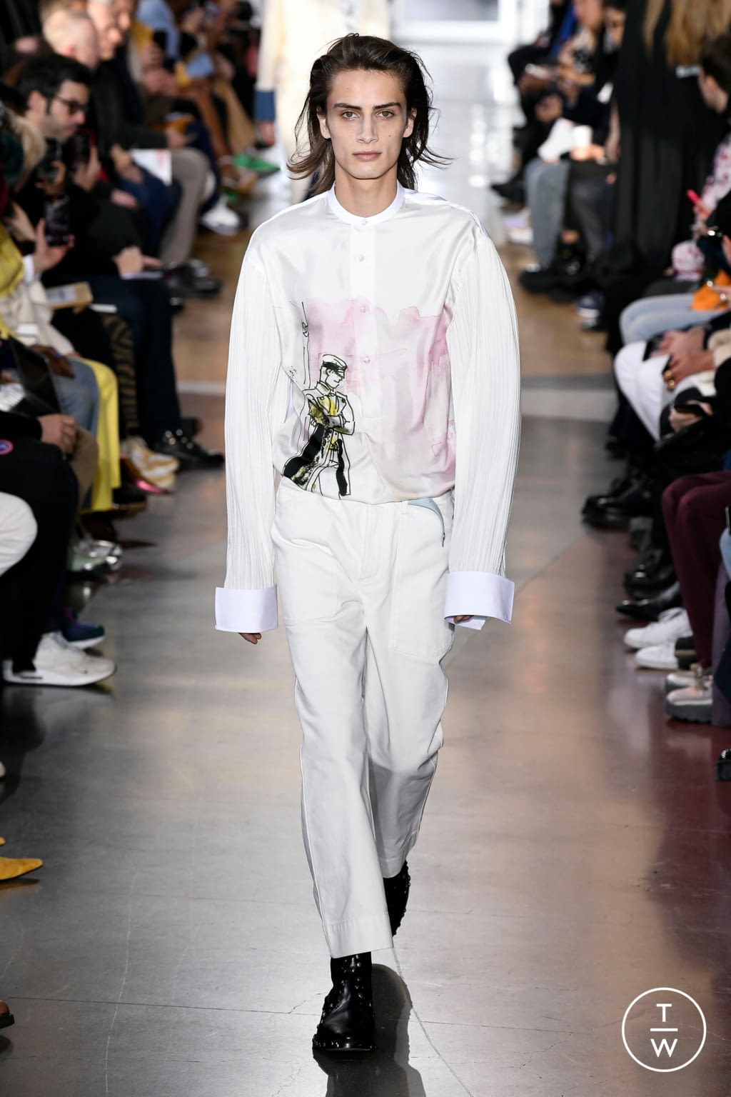 Fashion Week Paris Fall/Winter 2020 look 46 de la collection Lanvin menswear