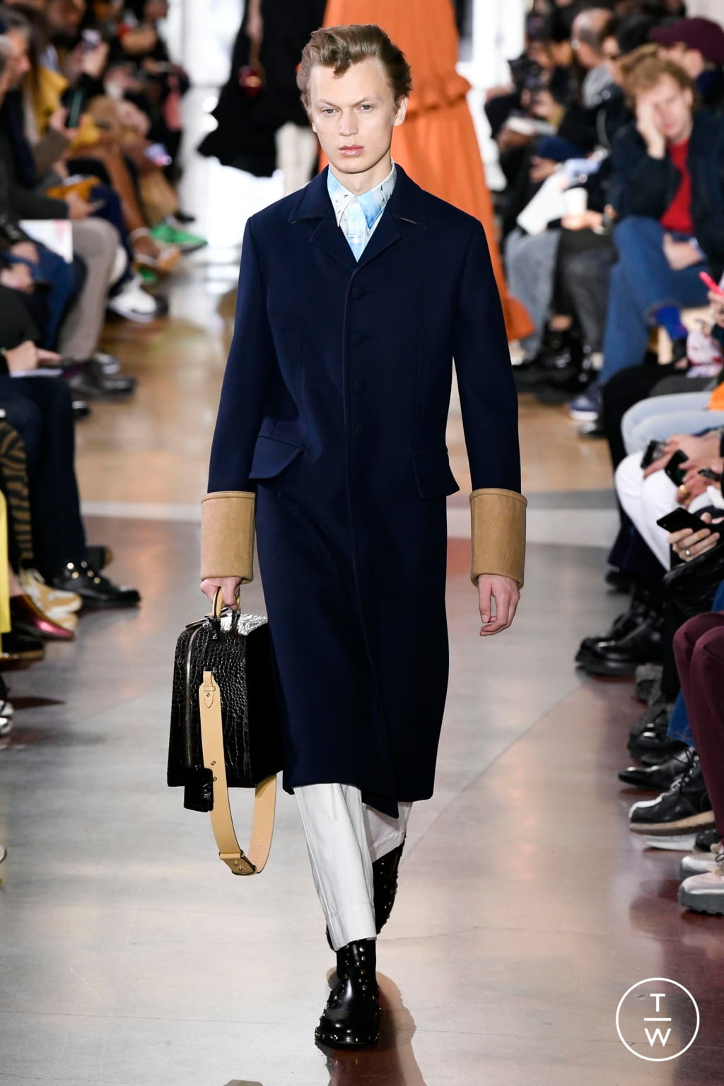 Fashion Week Paris Fall/Winter 2020 look 48 from the Lanvin collection menswear