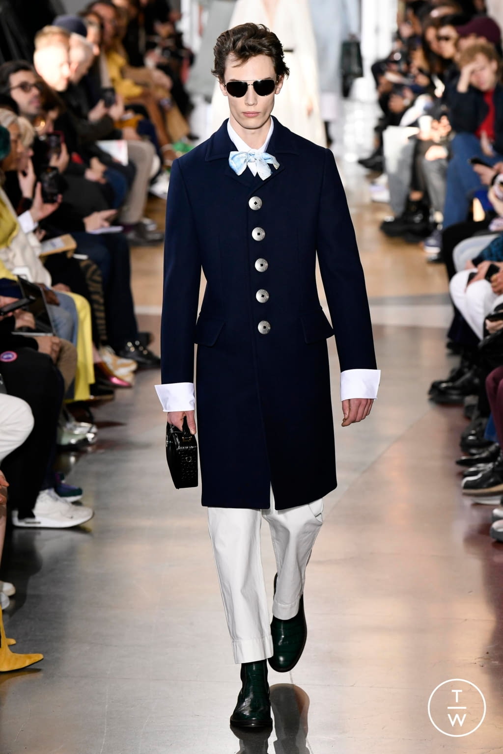 Fashion Week Paris Fall/Winter 2020 look 51 from the Lanvin collection menswear